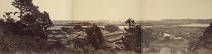 Panorama, Yokohama fra Governors Hill af Felice Beato