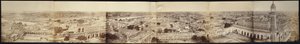 Panorama over Lucknow, taget fra Kaiser Bagh -paladset, 1858 af Felice Beato