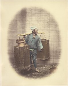 Sake-sælger af Felice Beato