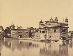 Det gyldne tempel i Amritsar af Felice Beato