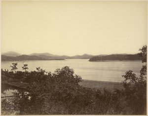 Udsigt fra Fort Monocacy med Fort McKee i det fjerne af Felice Beato