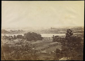 Yokohama fra Governors Hill af Felice Beato