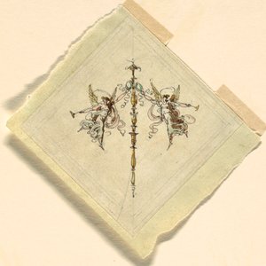 Berømmelse med trompet, receptionssal, Palazzo Quirinale, Rom af Felice Giani
