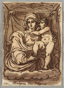 Madonna og barn af Felice Giani
