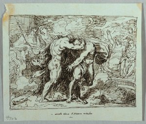 Kampen mellem Hercules og floden God Achelous