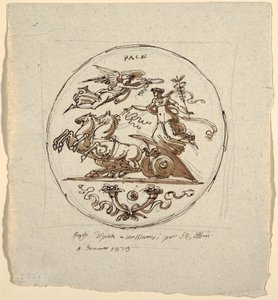 Fredens triumf, Roundel, for Aldini-villaen i Montmorency af Felice Giani