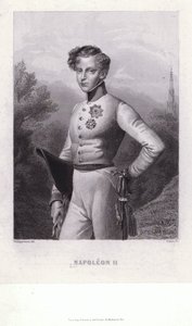 Napoleon Francois Joseph Charles Bonaparte, søn af kejser Napoleon I af Frankrig (stik)