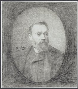 Selvportræt af Felix Auguste Clement