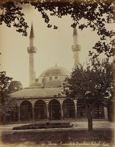 Album "Damas og Baalbek": Moskeen i Damaskus af Félix Bonfils