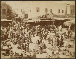 Basar i Jaffa af Félix Bonfils