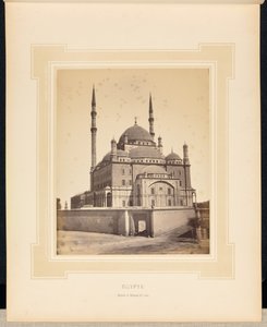 Egypten: Muhammad Ali-moskéen, Kairo af Félix Bonfils