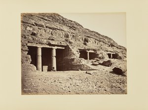 Béni-Hassan-hulen, Egypten af Félix Bonfils