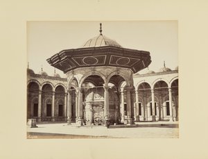 Kairo. Mohamed Ali-moskeen, Ablutions-fontænen [sic], Egypten