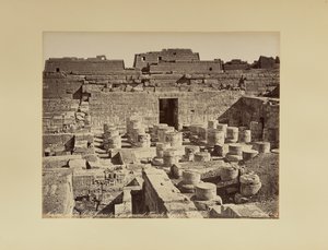 Medinet Abu. Hypostylsalen i det store tempel (Egypten)