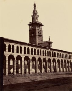 Brudens minaret – Damaskus af Félix Bonfils