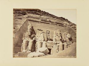Nubien. Abu Simbel-templet, Egypten