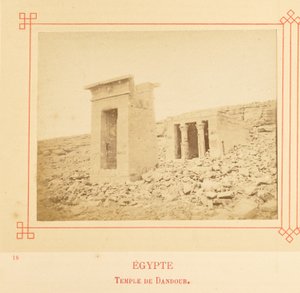 Dandour-templet. af Félix Bonfils