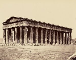 Theseus-templet – Athen. [Hephaistion] af Félix Bonfils