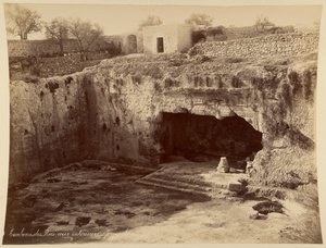 Kongernes Grav, indre gård, Jerusalem af Félix Bonfils
