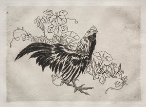Middagsservice Rousseau-service: Hane og morgenfruer nr. 25, 1866. af Felix Bracquemond