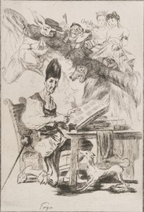 Don Quijote, 1860 af Felix Bracquemond