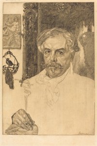 Edmond de Goncourt af Felix Bracquemond