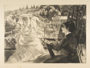The Terrace of Villa Brancas, 1876.