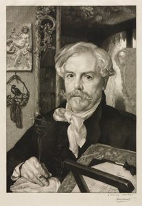 Portræt af Edmond de Goncourt, 1882.