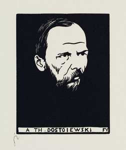 A Th. Dostoiewski, 1895 af Felix Edouard Vallotton