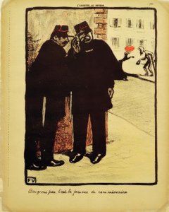 Lad os ikke flytte, det er kommissærens kone af Felix Edouard Vallotton
