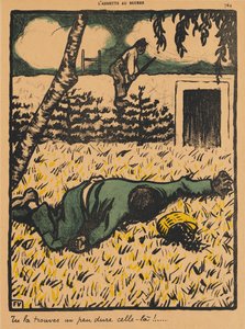 Crimes and Punishments VII, 764: Du vil opdage, at det er ret hårdt!, 1901. af Felix Edouard Vallotton