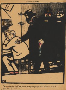 Forbrydelser og straffe XXI, 778: Efter ordre fra sultanen, 1869. af Felix Edouard Vallotton