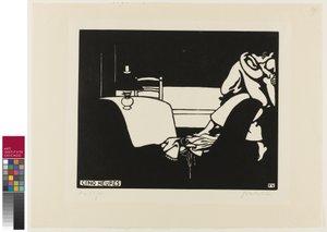 Five O"Clock, plade syv fra Intimacies, 1898 af Felix Edouard Vallotton