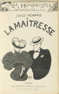 Forside af "The Mistress" af Jules Renard, 1896 af Felix Edouard Vallotton