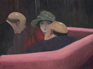 Den kyske Suzanne, 1922. af Felix Edouard Vallotton