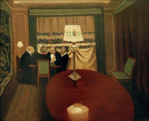 Poker af Felix Edouard Vallotton