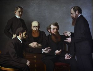 De fem malere Fem malere: Félix Vallotton, Pierre Bonnard, Édouard Vuillard... 1902-1903. af Felix Edouard Vallotton