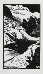 Mont-Blanc, 1892dani af Felix Edouard Vallotton