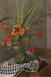 Nasturtiums; Kapuciner af Felix Edouard Vallotton