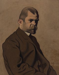 Portræt af Ambroise Vollard 1865-1939, 1902. af Felix Edouard Vallotton