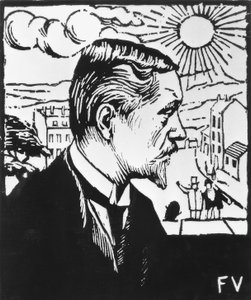 Selvportræt af Felix Edouard Vallotton