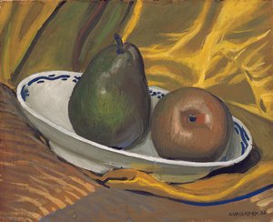 Stilleben med pærer, 1921 af Felix Edouard Vallotton