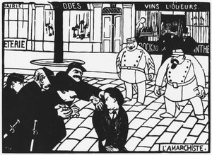 Anarkisten, 1892 af Felix Edouard Vallotton
