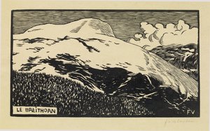 Breithorn, 1892 af Felix Edouard Vallotton