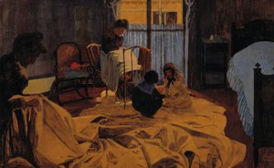 Vaskeren, Blå Værelse af Felix Edouard Vallotton