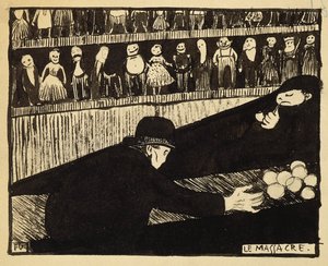 Massakren af Felix Edouard Vallotton