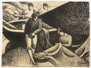 Le Filet, ca. 1912 (blæk på papir)