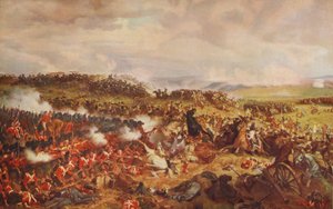 Anklagen for de franske kuirassier i Waterloo, 1874, c1915
