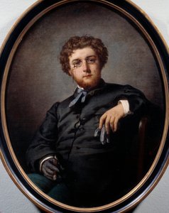 Portræt af George Bizet (1838-1875), fransk komponist. Maleri af Felix Henri Giacomotti (1828-1909). Paris, Musée Carnavalet. af Felix Henri Giacomotti