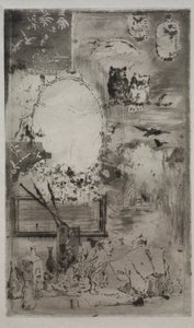 Dåb i japansk stil, 1887. af Felix Hilaire Buhot